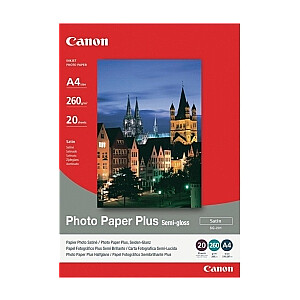 Fotopapīrs Canon SG-201 A4 Semi-Gloss 20gab