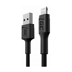 Green Cell GC PowerStream Fast Charging USB-A Male - Lightning Male Cable 30cm