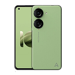 Asus Zenfone 10 Aurora Green, 5,92 col., Super AMOLED, 1080 x 2400 pikselių, Qualcomm SM8550, Snapdragon 8 Gen2, Vidinė RAM 8 GB, 256 GB, Dvi SIM kortelė, Nano-SIM, 3G, 4G, Antroji kamera, 1 MP2, 5G+, 3 kamera, 5G+ 4300 mAh