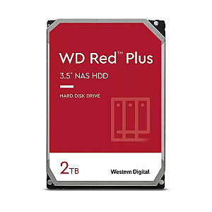 WD Red Plus 2TB 3,5" SATA WD20EFPX kietasis diskas