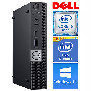 Stacionarūs kompiuteris DELL 5060 Micro i5-8500T 8GB 128SSD M.2 NVME WIN11Pro