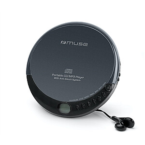 Muse Portable CD/MP3 Player With Anti-shock M-900 DM  Black