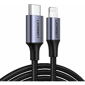 Ugreen USB-C - Кабель Lightning 1м Серый (UGR268)