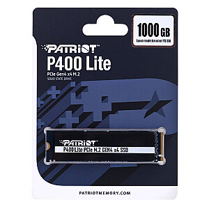 Patriot Viper P400 Lite M.2 PCI-Ex4 NVMe 1000GB SSD