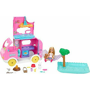 Lėlė Barbė Mattel Barbie Chelsea Camper Set 2in1 (HNH90)