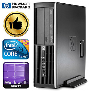 Stacionarūs kompiuteris HP 8200 Elite SFF i3-2120 8GB 960SSD + 500GB GT1030 2GB WIN10PRO / W7P