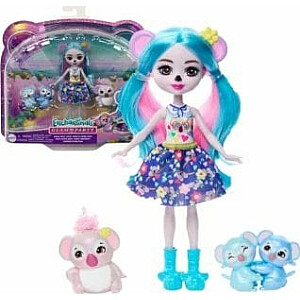 Mattel Enchantimals Семейная кукла-коала + фигурки (HNT61)