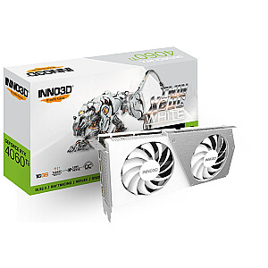 INNO3D GeForce RTX 4060 Ti Twin X2 OC WHITE 16 GB vaizdo plokštė