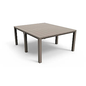 Sodo stalas Julie Double Table (2 konfigūracijos) smėlio spalvos