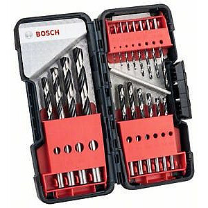 Bosch metaliniai grąžtai HSS cilindriniai 1,5 2 7 4,5 4 5,5 5 1 3 2,5 3,5 6 10 8 rinkinys 9 mm (2608577350)