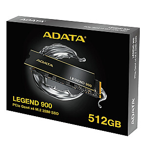 Твердотельный накопитель Dysk ADATA Legend 900 ColorBox 512 ГБ PCIe gen.4