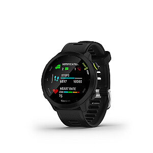 Garmin Forerunner 55 с пульсометром HRM Elevate (черный / черный ремешок)