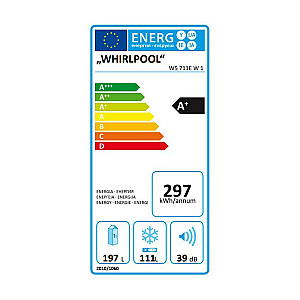 Šaldytuvas Whirlpool W5 711E W 1