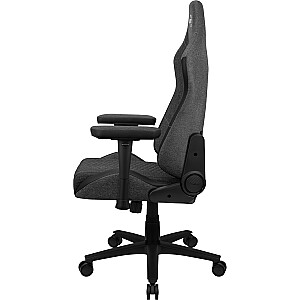 Aerocool CROWNASHBK, эргономичное игровое кресло, регулируемые подушки, технология AeroWeave, черный