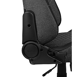 Aerocool CROWNASHBK, эргономичное игровое кресло, регулируемые подушки, технология AeroWeave, черный