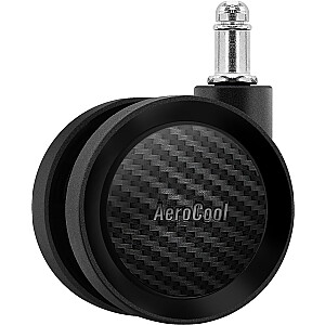 Aerocool CROWNASHBK, эргономичное игровое кресло, регулируемые подушки, технология AeroWeave, черный