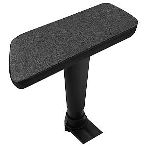 Aerocool CROWNASHBK, эргономичное игровое кресло, регулируемые подушки, технология AeroWeave, черный
