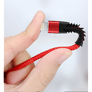 Cable Fusion Fishbone USB-C į USB-C 65 W | 3 A| 1,5 m raudona