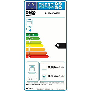 Viryklė Beko FSE56000GW