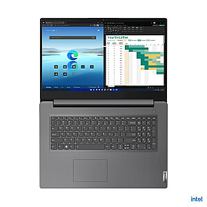 Nešiojamas kompiuteris Lenovo V V17 i3-1215U Nešiojamasis kompiuteris 43,9 cm (17,3 colio) Full HD Intel® Core™ i3 8 GB DDR4-SDRAM 256 GB SSD Wi-Fi 6 (802.11ax) Windows 11 Pro pilka