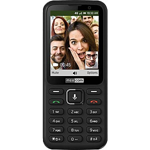 Maxcom MK241 4G mobilusis telefonas, juodas