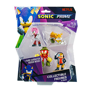 SONIC Figūrėlės, 5 vnt., 6,5 cm