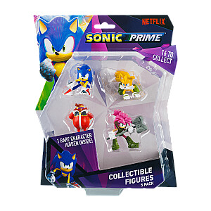 SONIC Figūrėlės, 5 vnt., 6,5 cm