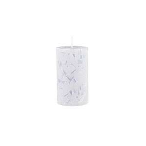 Žvakių laikiklis Polar Mosaic 6,8x12cm 64h balta, šviesiai mėlyna, pelė 628670-2