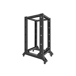 LANBERG RACK STAND 22U 600X800 (JUODAS RAL9004)