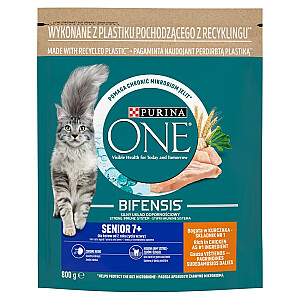 PURINA One Bifensis Senior 7+ - сухой корм для кошек - 800 г