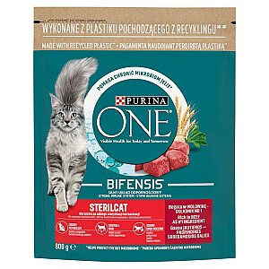 PURINA ONE Sterilcat Rich in Beef and Wheat 800g