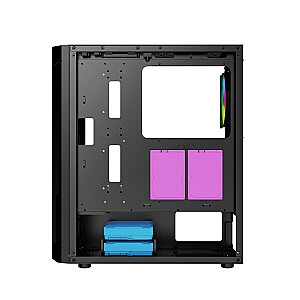 Gembird CCC-FC-400X ARGB Fornax 400X žaidimų kompiuterio dėklas, juodas