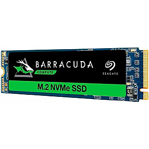 Seagate® BarraCuda™ PCIe, 500 GB SSD, M.2 2280 PCIe 4.0 NVMe, skaitymas / rašymas: 3 600 / 2 400 MB/s