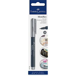 Ручка Faber-Castell, цвет серебристый металлик - 251