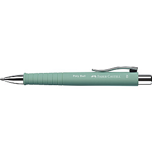 Ручка шариковая автоматическая Faber-Castell PolyBal,l XB, 0,6мм, цвет зеленый