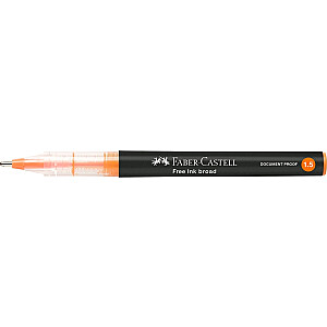 Rašiklis Faber-Castell, 1,5 mm, oranžinis