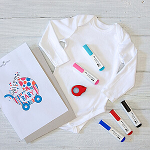 Набор маркеров по текстилю Faber-Castell, для детской одежды, 5 цветов