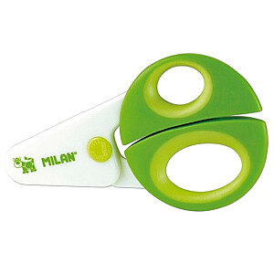 *Milan Funny žirklės, 13cm, plastikinės, lizdinėje plokštelėje