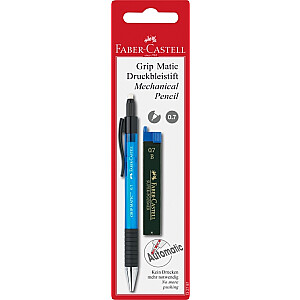 Карандаш автоматический Faber-Castell Grip-Matic, 0,7мм, в блистере, с графитовым стержнем