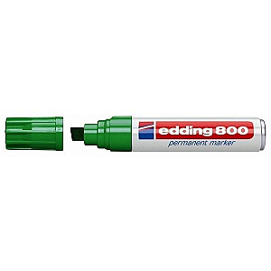 Перманентный маркер Edding 800, 4-12мм, крестообразный кончик, зеленый цвет