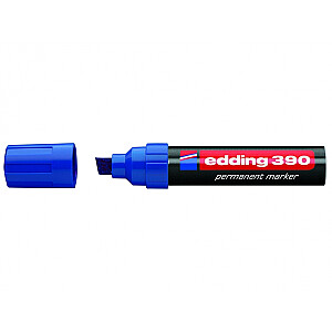 Перманентный маркер Edding 390, 4-12мм, крестообразный кончик, синий цвет