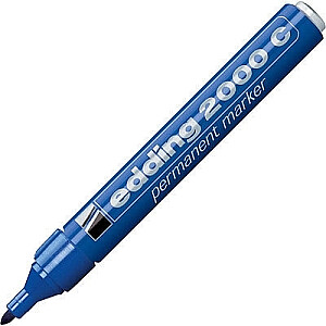 Перманентный маркер Edding 2000C, круглый наконечник, 1,5-3 мм, синий