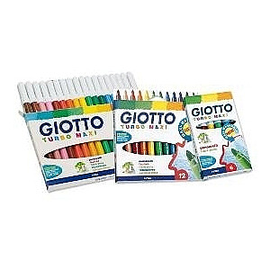Fila Giotto Turbo Maxi markeriai, 18 spalvų