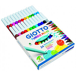 Фломастеры Fila Giotto Turbo Maxi, 24 цвета