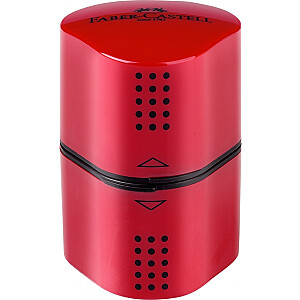 Точилка Faber-Castell Grip 2001 г., с контейнером, красная или синяя.
