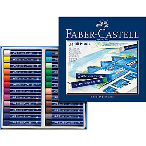 Faber-Castell Gofa aliejinės kreidelės, 24 spalvos