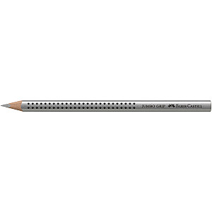 Faber-Castell GRIP Jumbo akvarelinis pieštukas, 1vnt, sidabrinis antgalis.