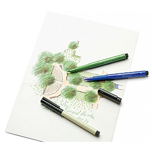 Faber-Castell PITT Artist Pen, 1,5 mm, #251 Sidabras