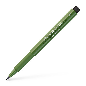 Faber-Castell PITT Artist Pen B, šepetys, #174 Chromium Green Nepermatomas