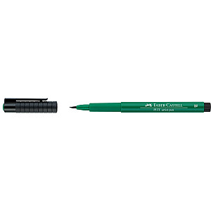 Faber-Castell PITT Artist Pen B, šepetys, #264 Tamsiai Phthalo žalia